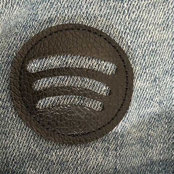 ThreadFast Apparel 370J Unisex XL Light Blue Denim Jacket | Sustainable Styles - Picture 3 of 8